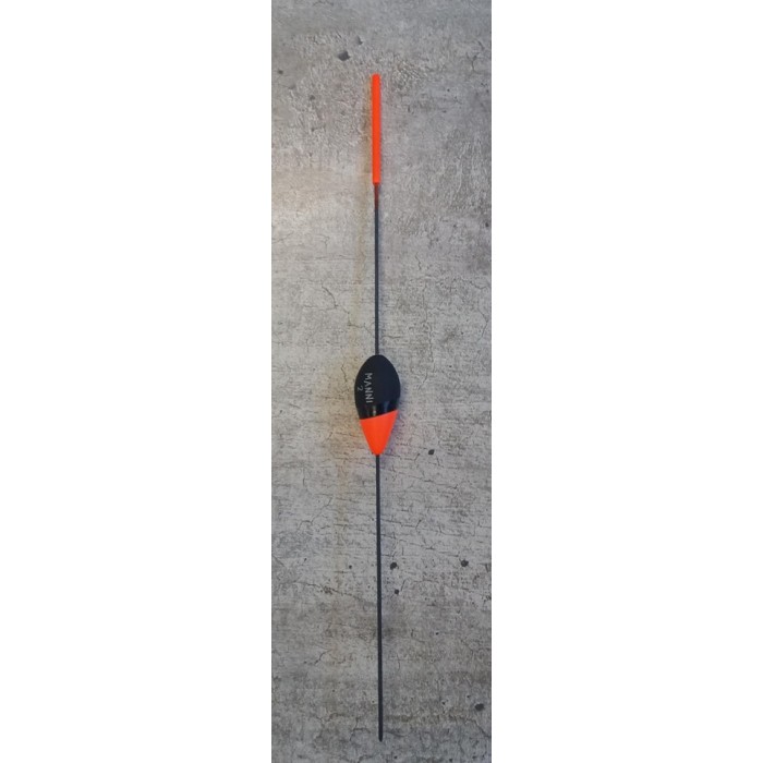 Flotteurs De Pêche Gio' Italia "Cefalo 2" 40g - 2 Pièces, Couleur Argent/rouge, Pour Silure/sturgeon